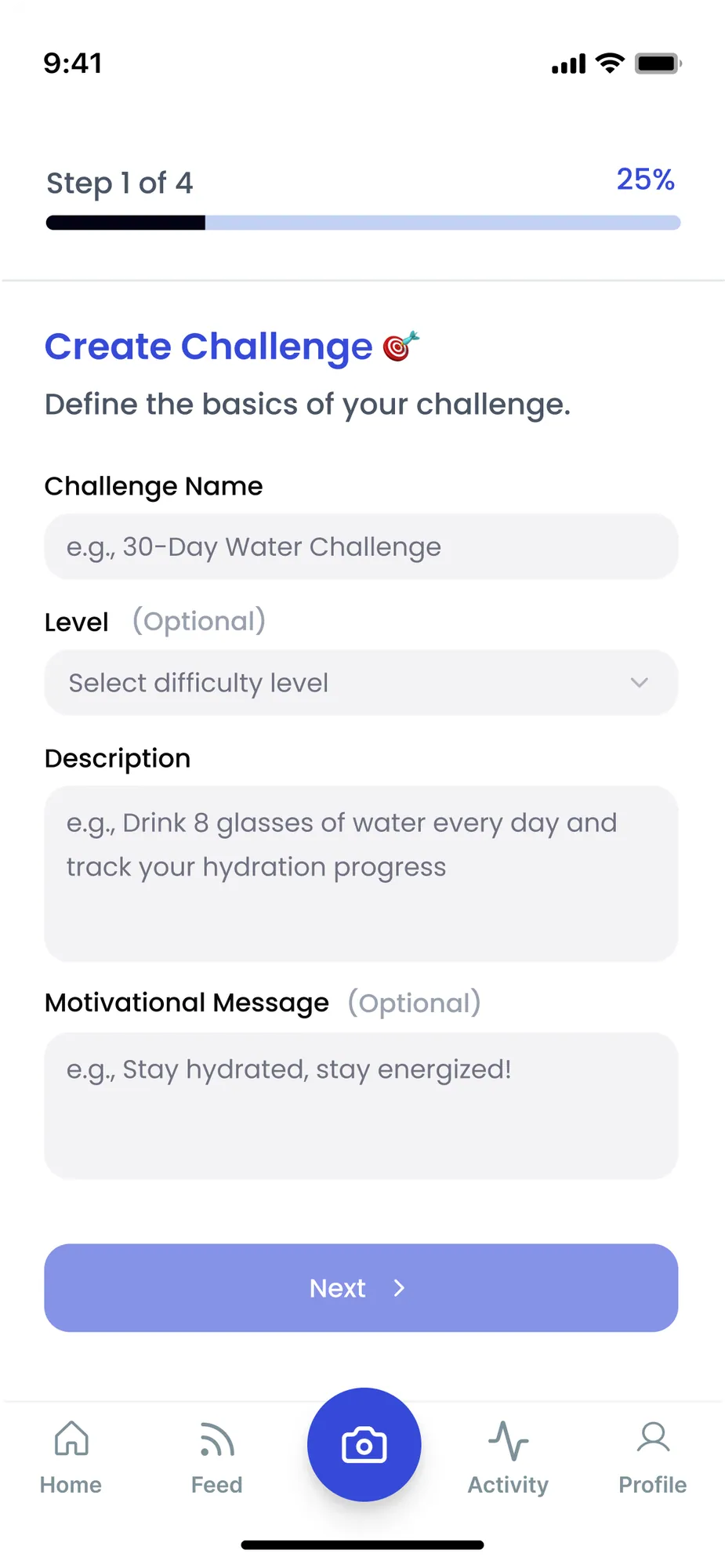 Create Challenge
