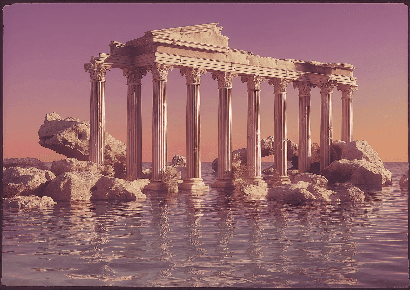 Ruins by the Sea