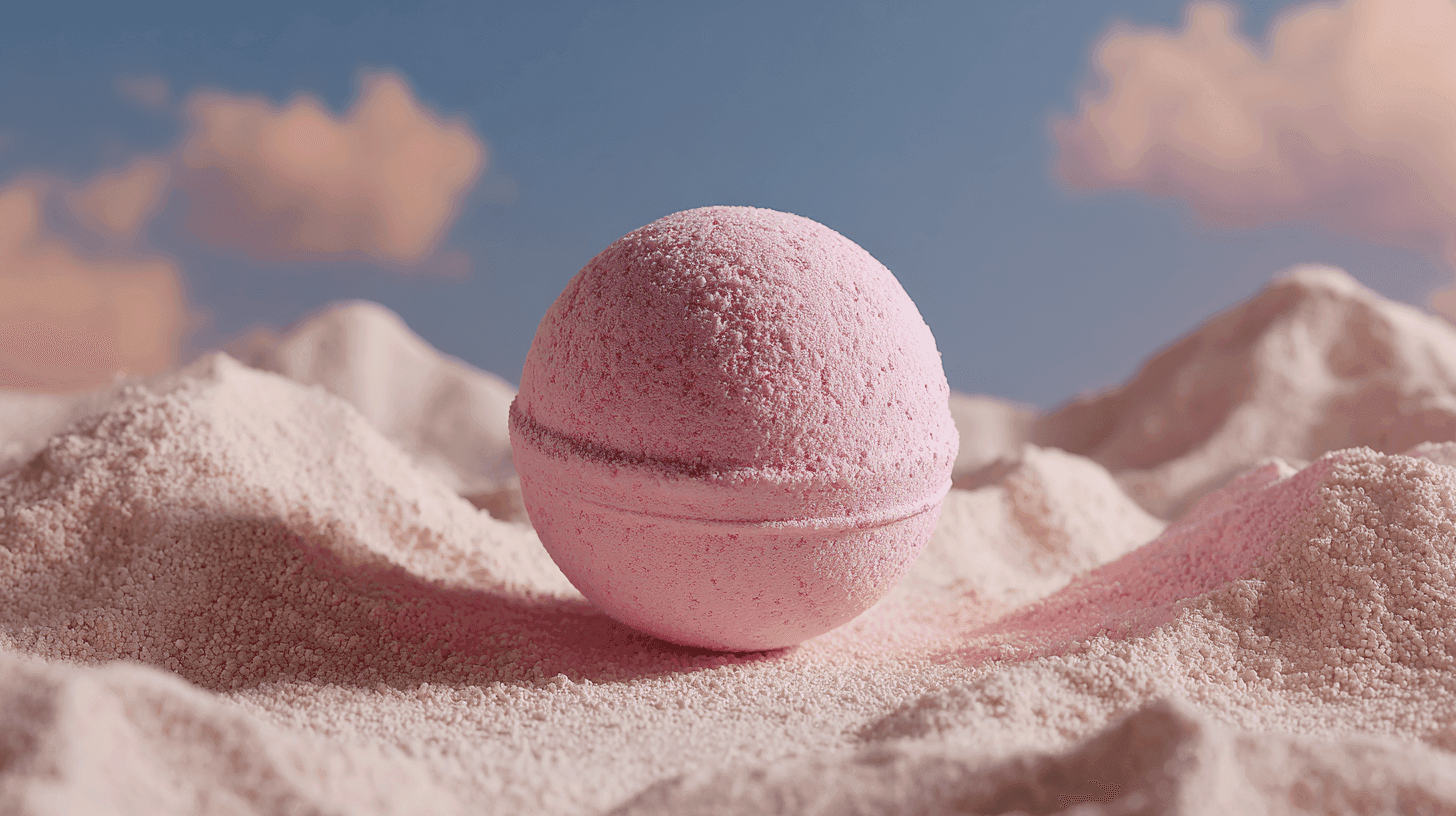 Pink Bath Bomb Desert