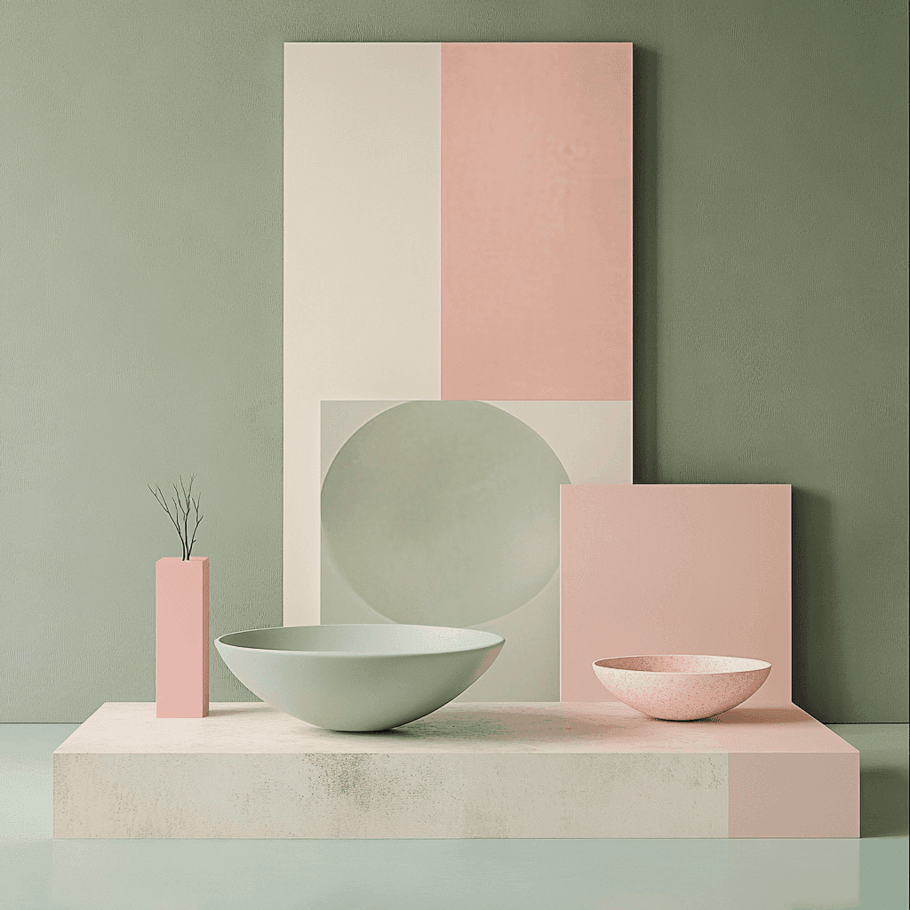 Minimal Pastel Bowls