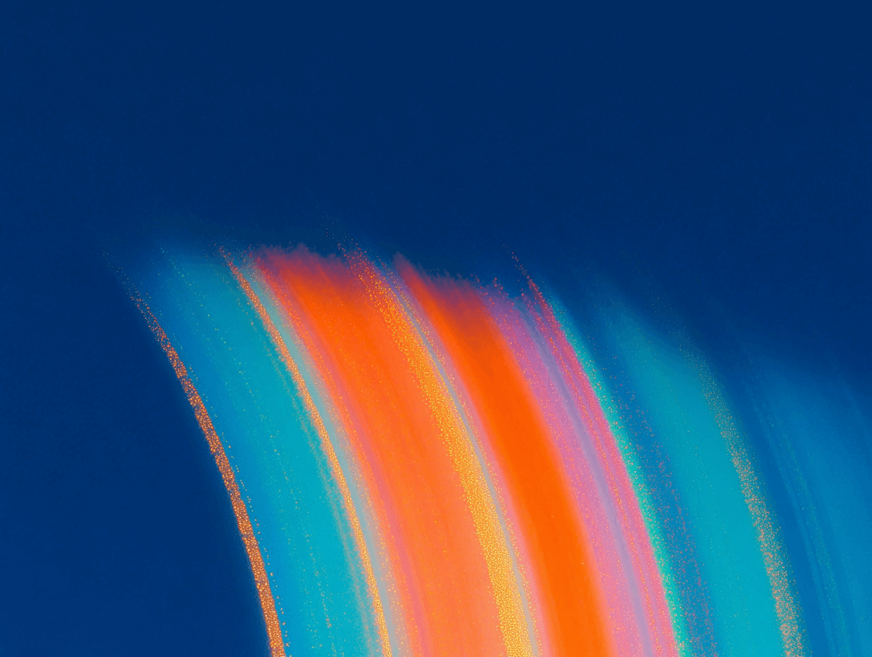 Abstract Neon Streaks
