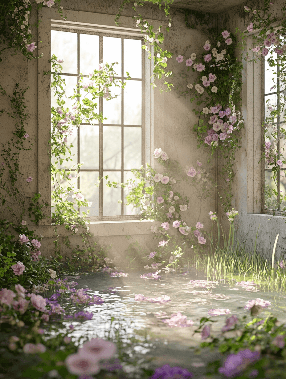 Sunlit Flower Room