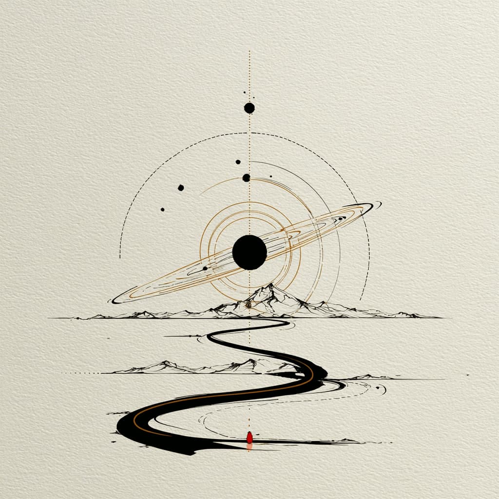 Orbiting Road Sketch