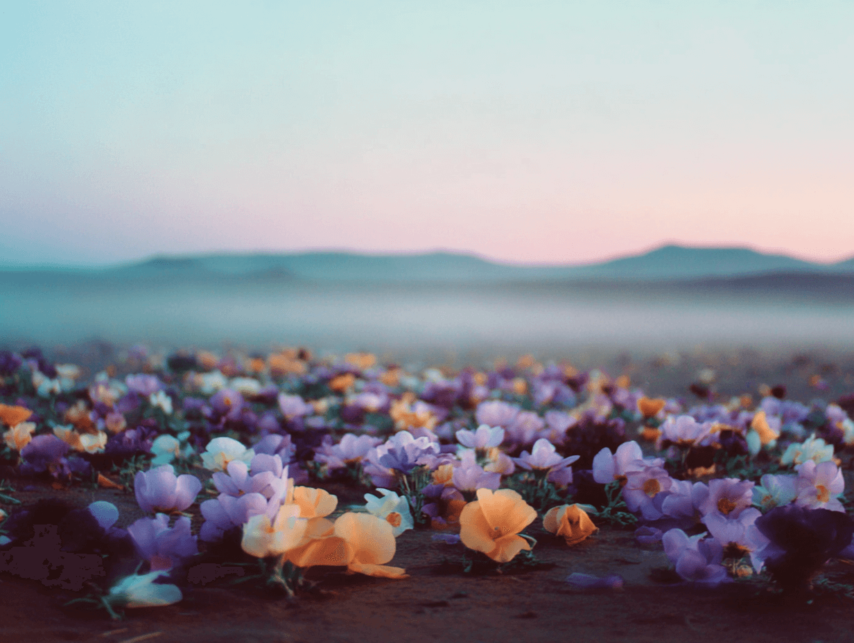 Desert Bloom at Dawn