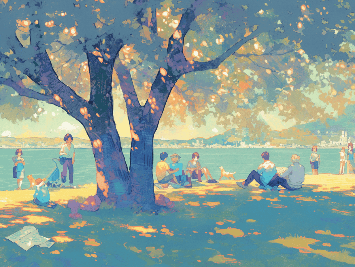 Summer Afternoon by the Lake