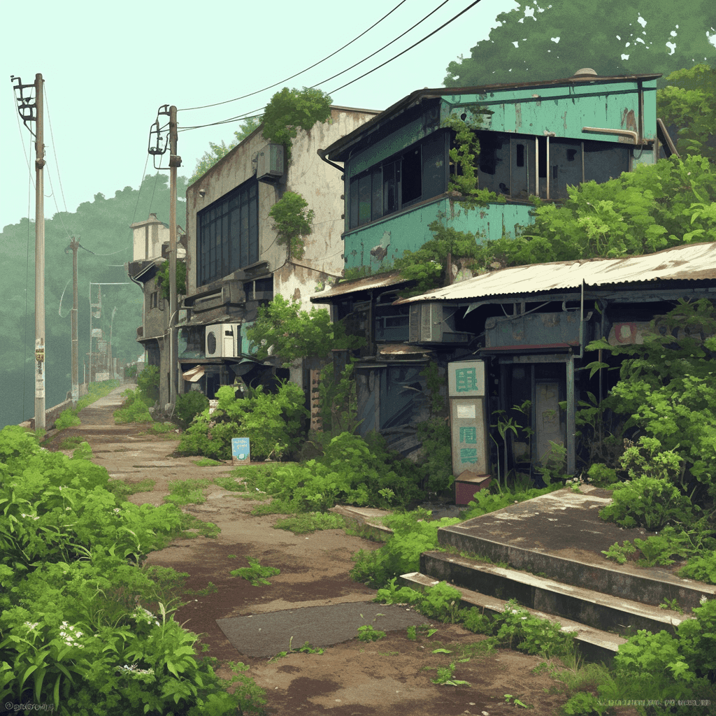 Overgrown Alleyway