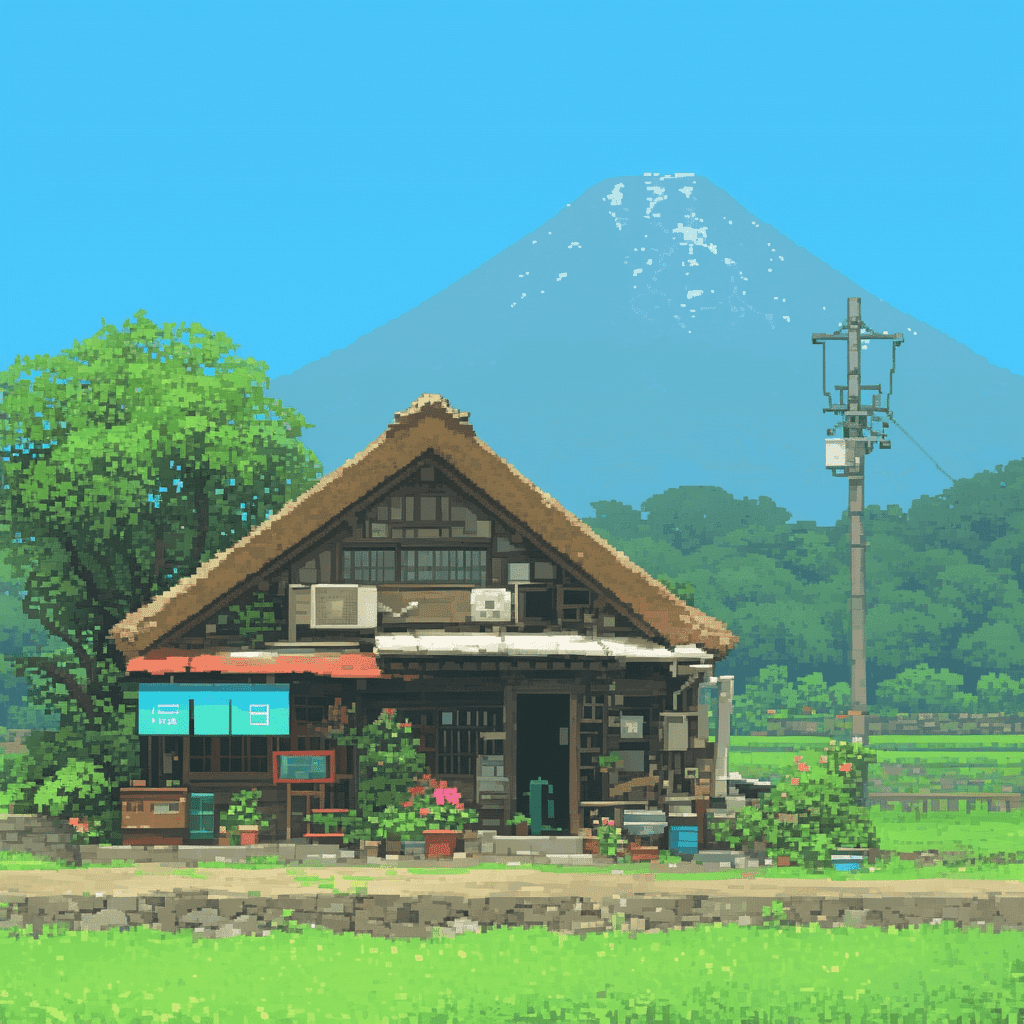 Pixel Village House