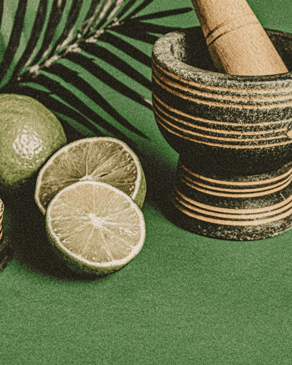 Olive Green Mortar Set