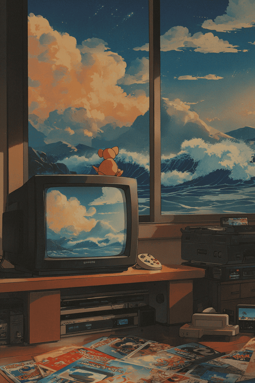 Retro Anime Room