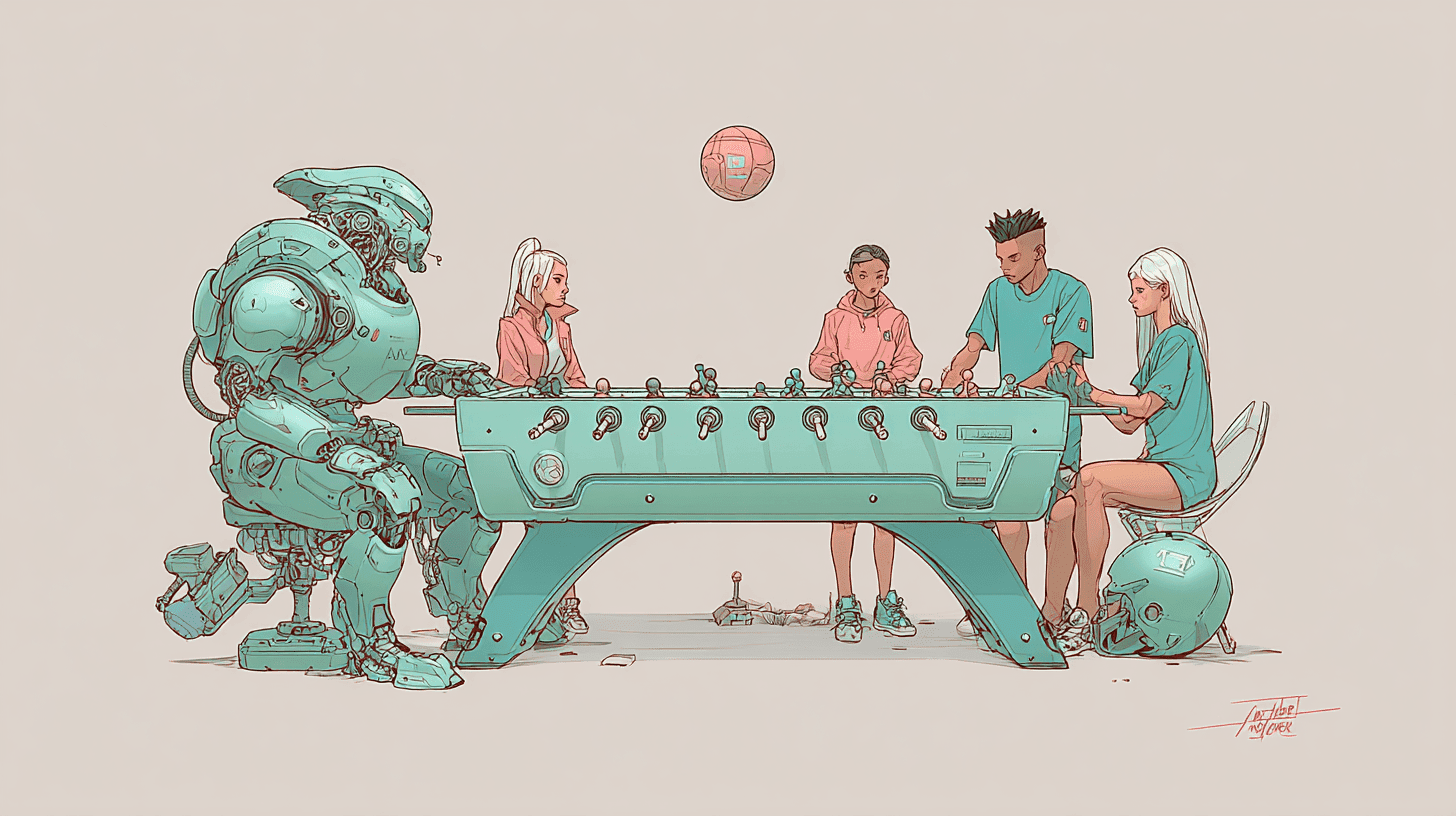 Cyborg Foosball Game