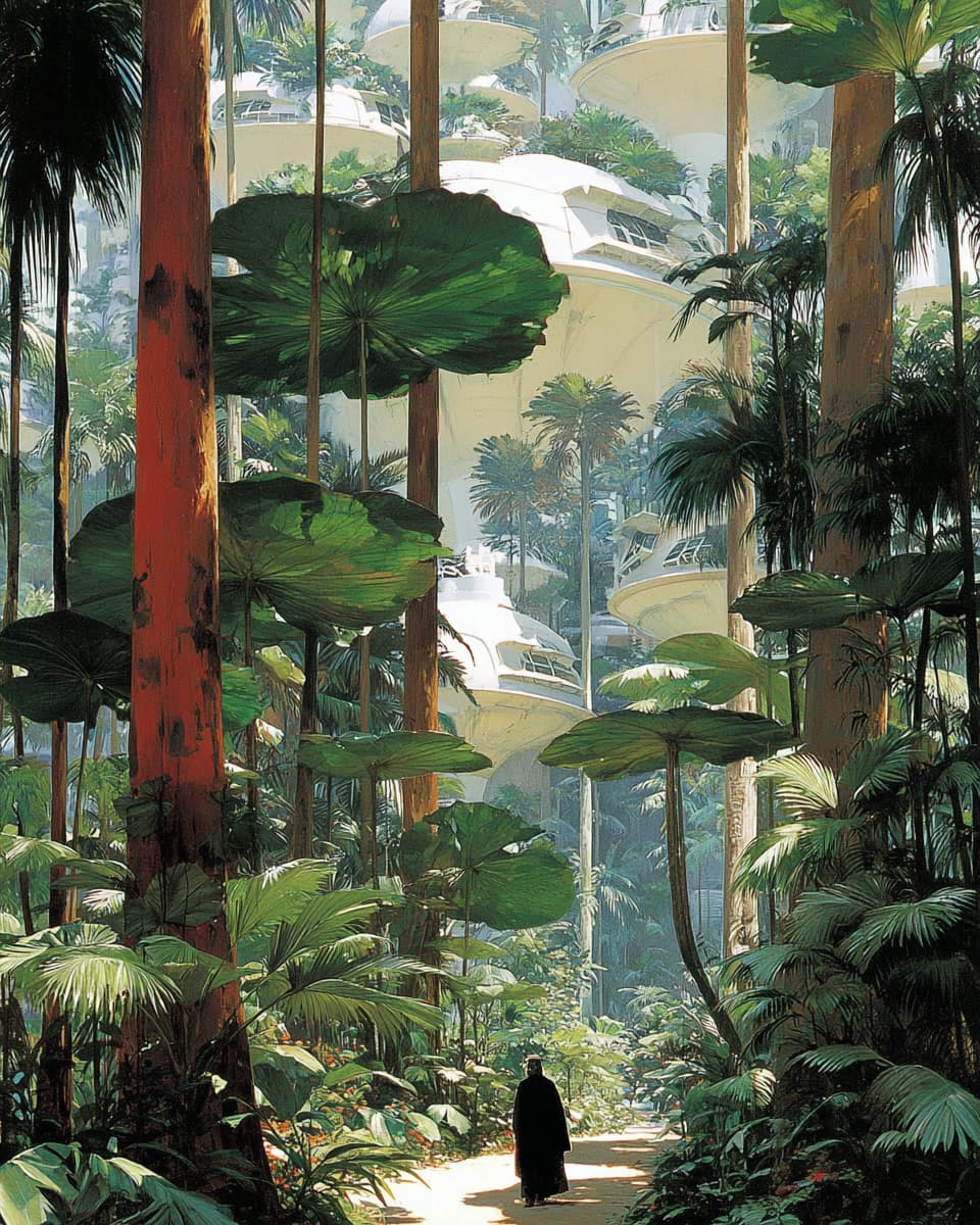 Vertical Jungle Megastructure