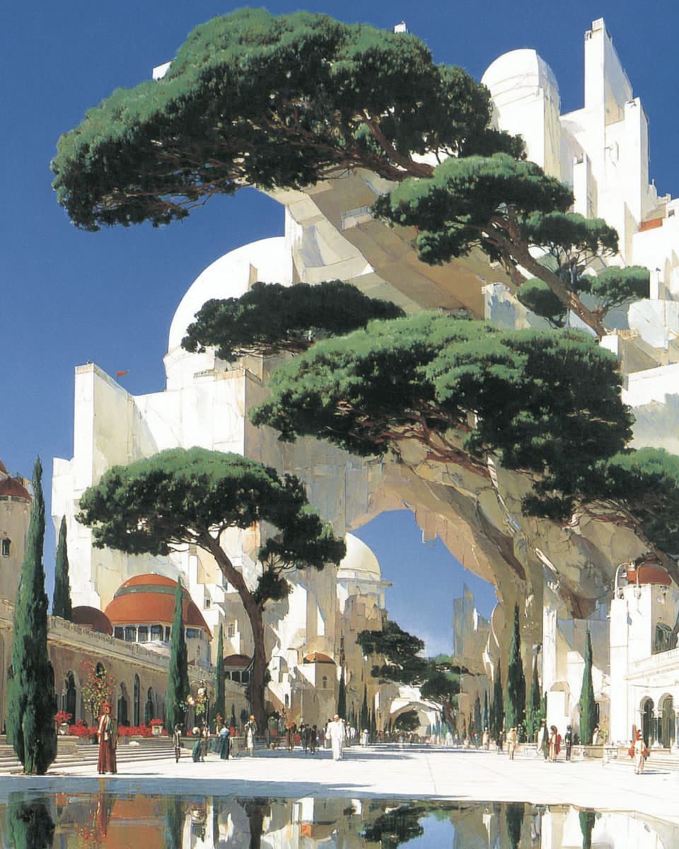 Mediterranean Fantasy City