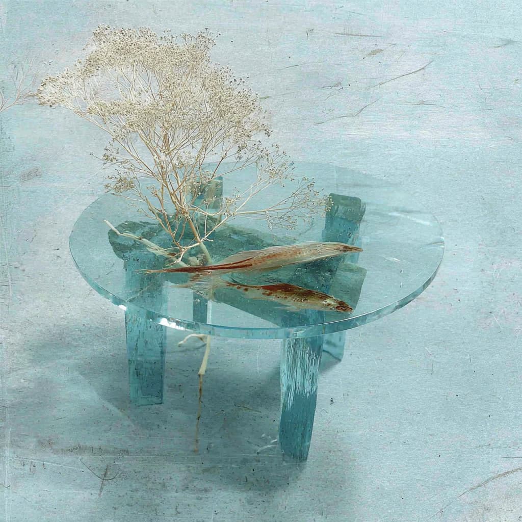 Glass Fairy Table