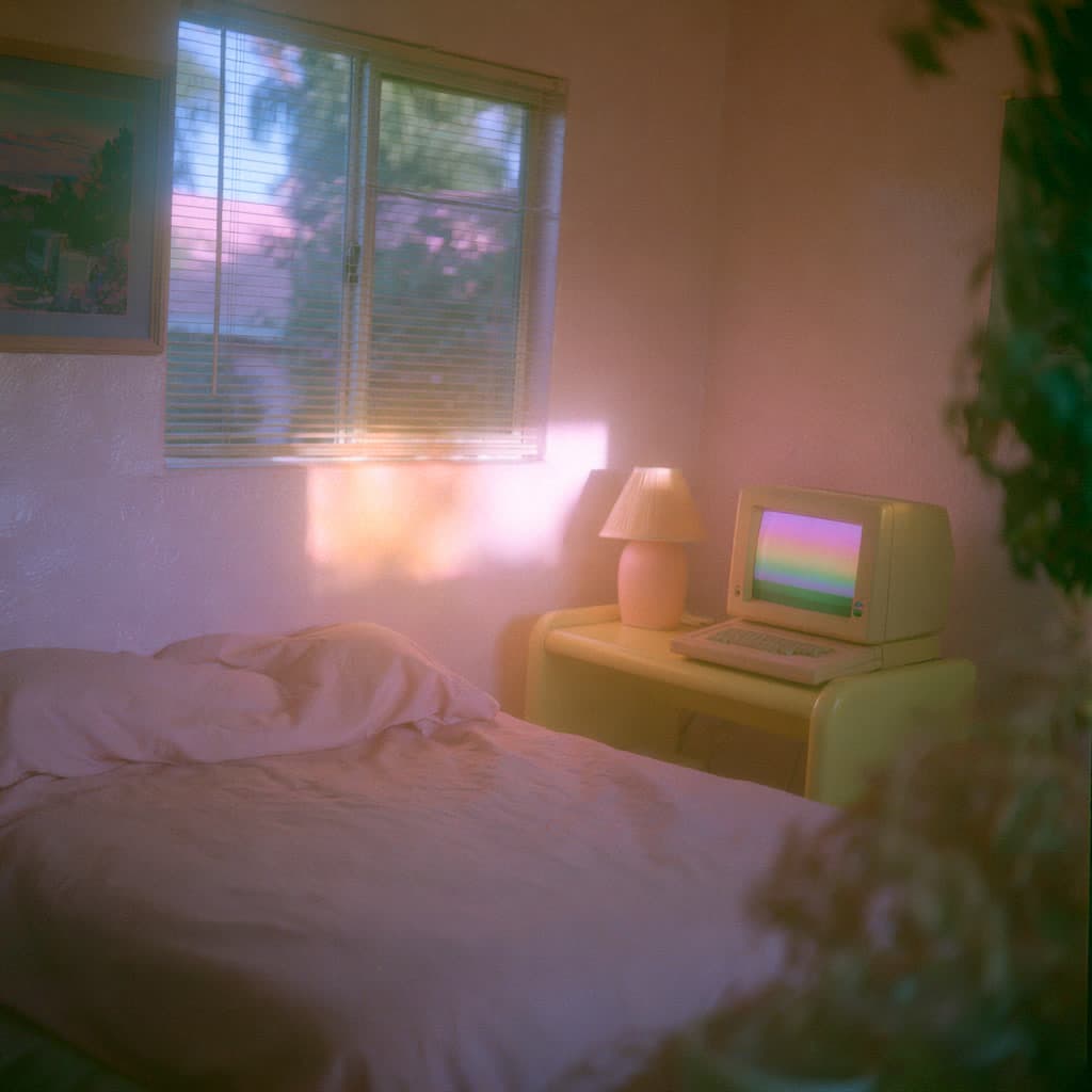 Pastel Retro Bedroom