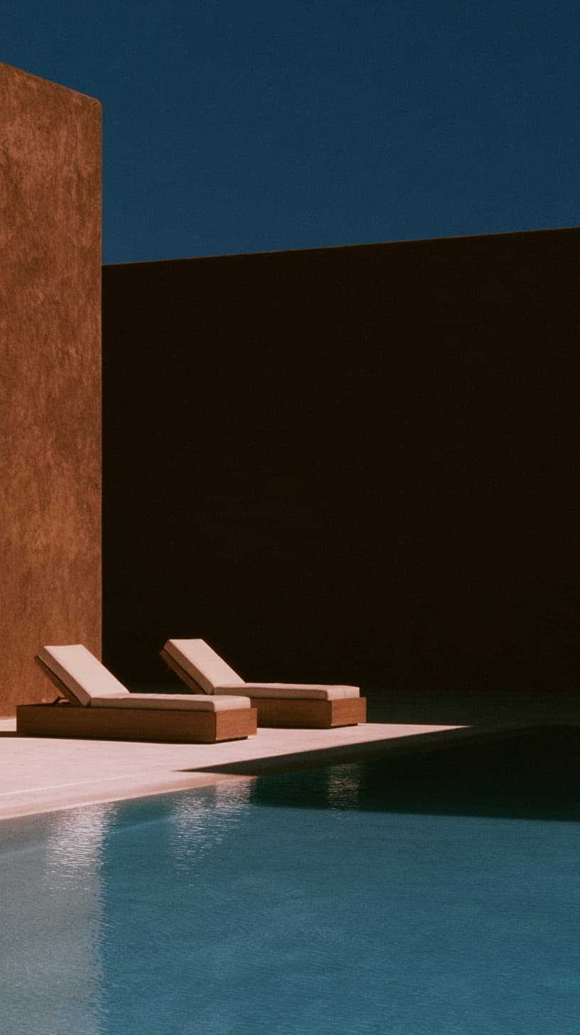Terracotta Poolside Shadow