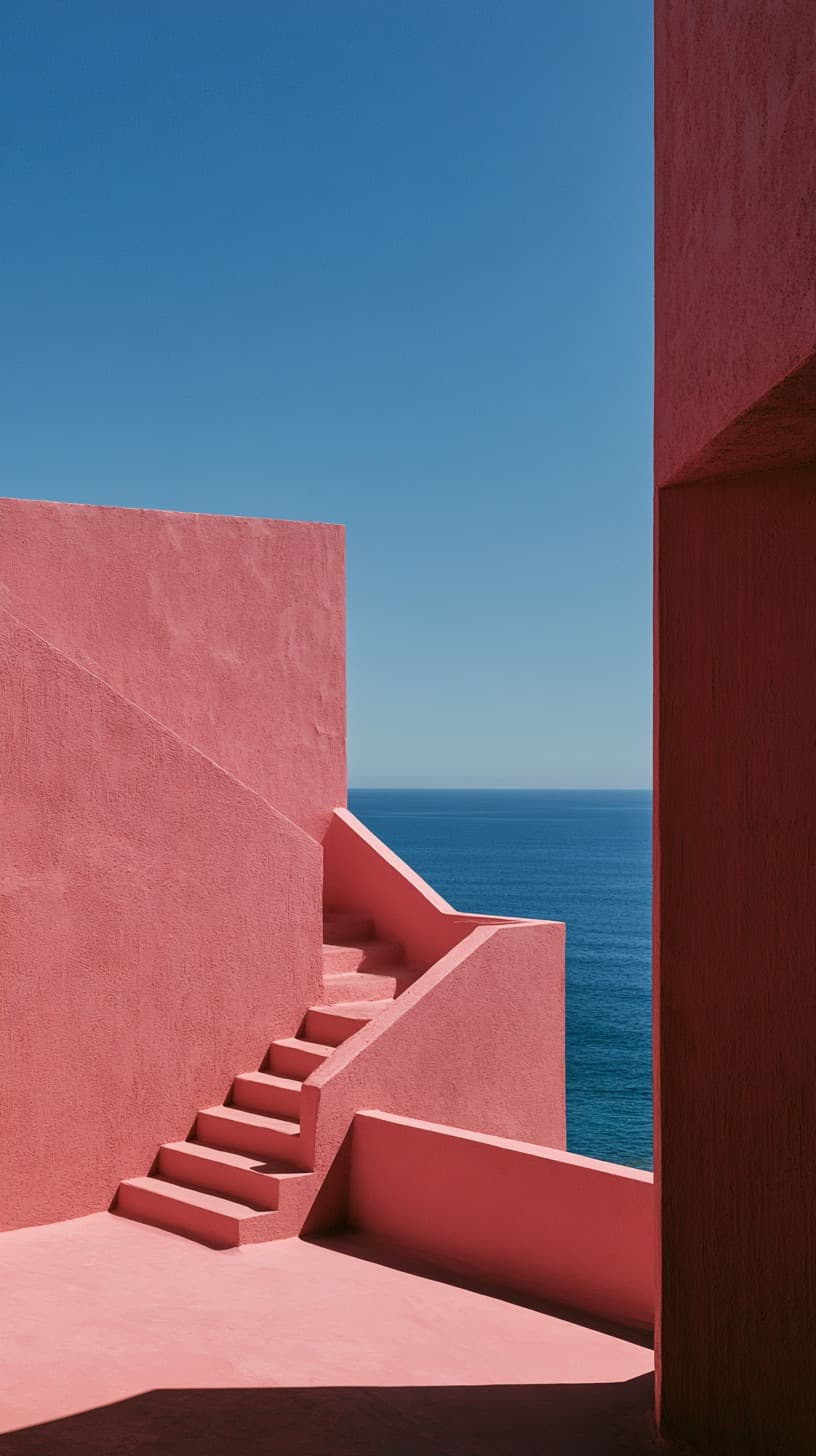 Pink Terrace Stair
