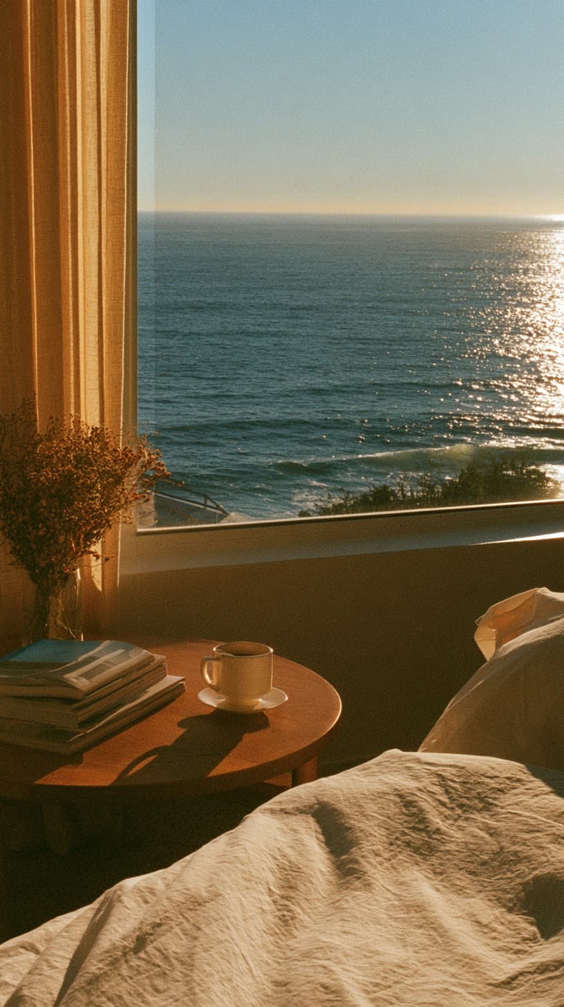 Reading Table at Sunrise