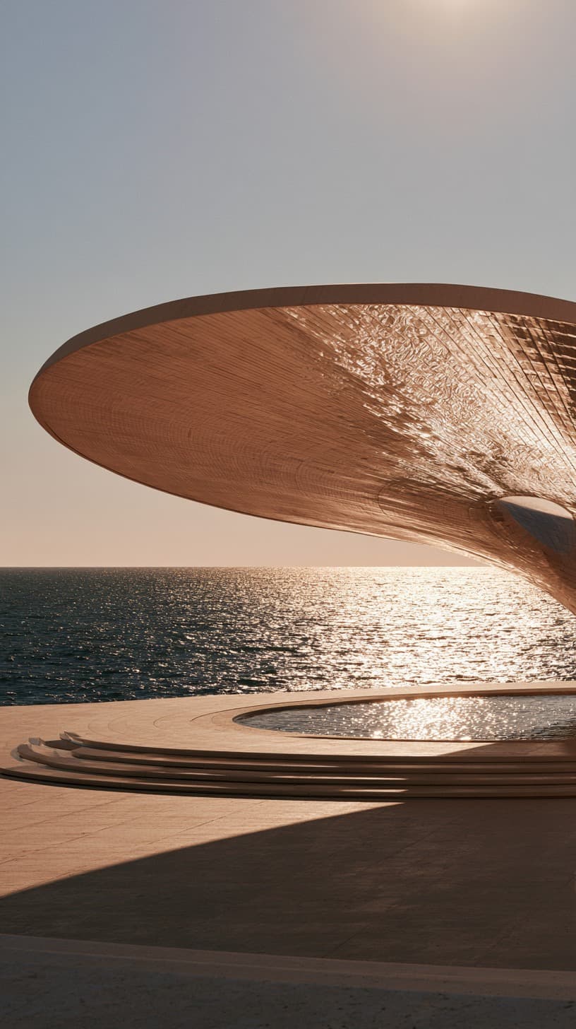 Fan Canopy Over the Pool