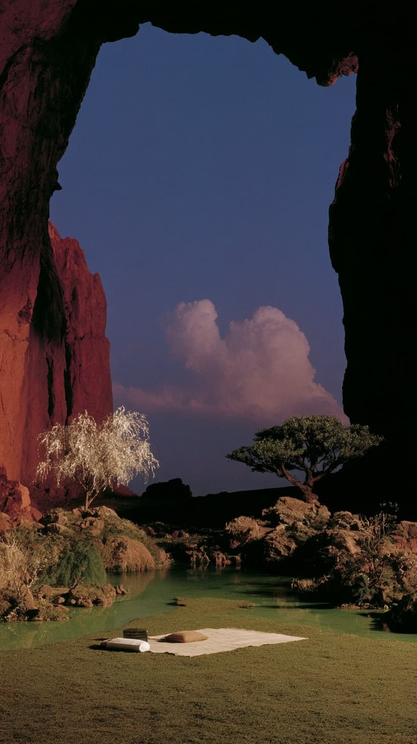 Picnic in the Red Cave