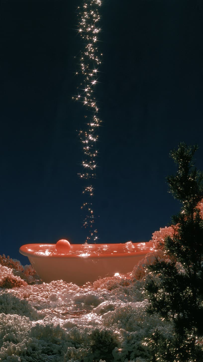 Bath Bomb Falling Stars