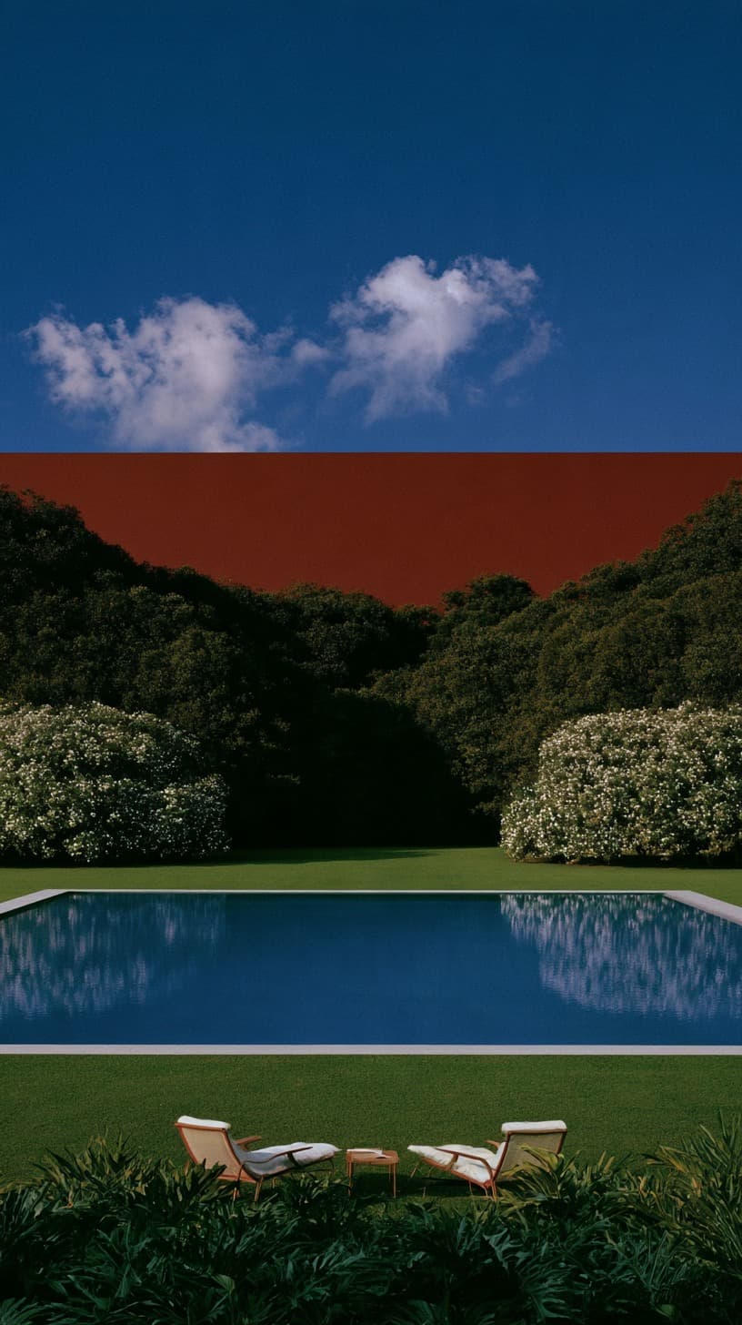 Red Wall, Blue Pool