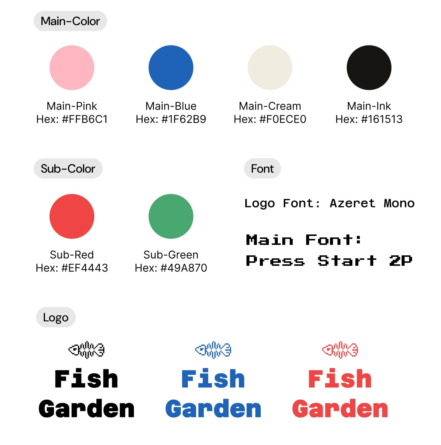 Logo + color palette + style guide 2