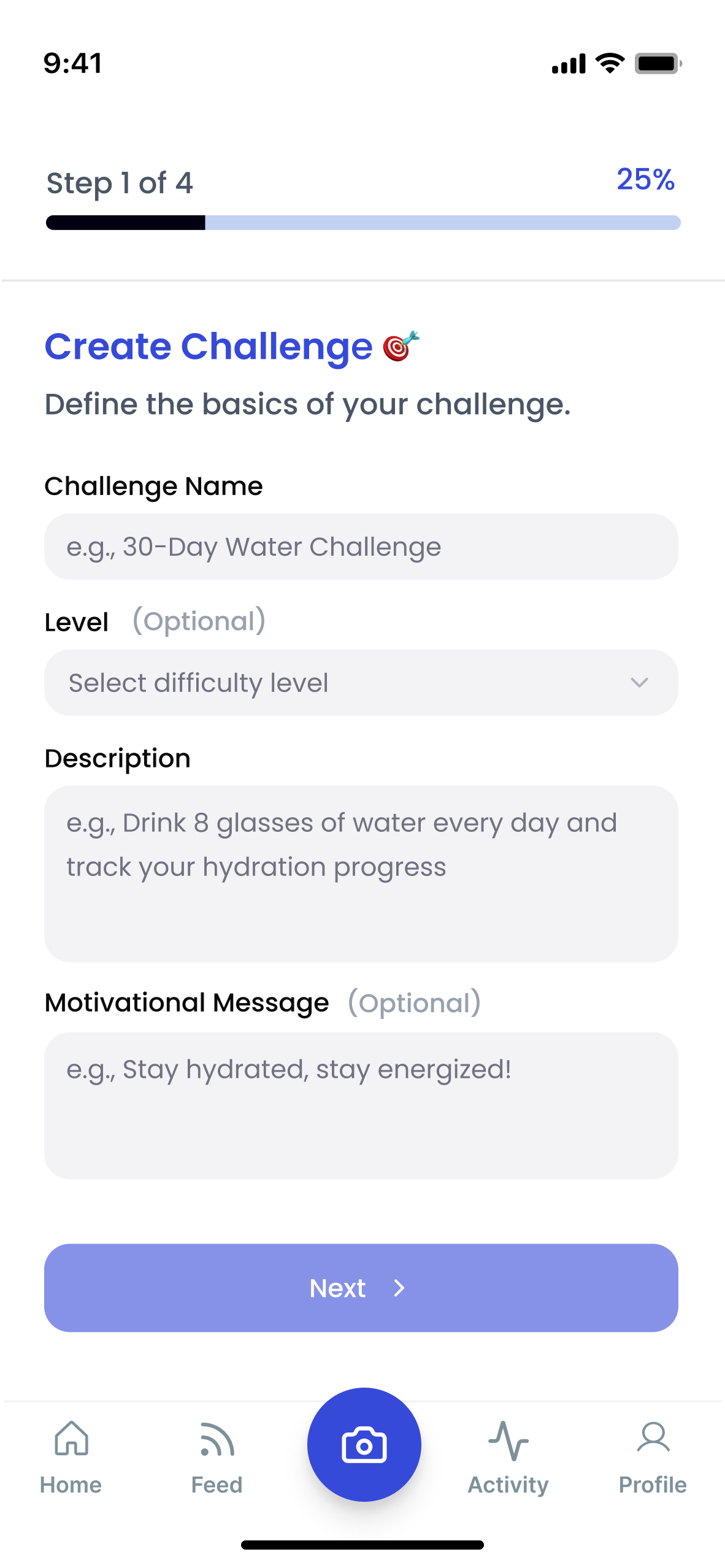 Create Challenge